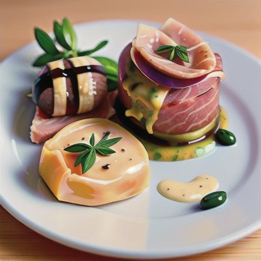 Prosciutto-wrapped beef fillet with tarragon butter