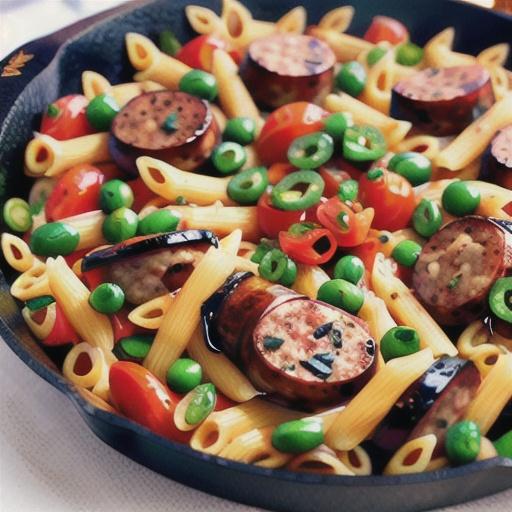 Spicy Campanelle Sausage Skillet