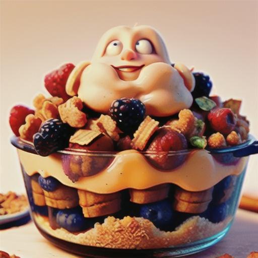 Two-Berry Crisp with Pecan Streusel Topping