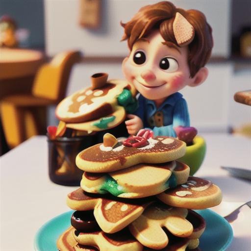Gingerbread Boy Pancakes