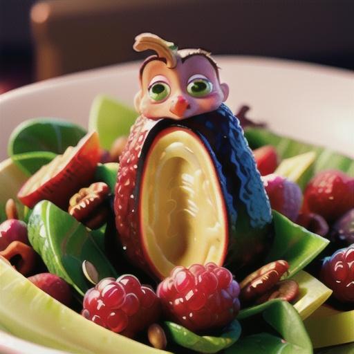 Wonderful Raspberry Walnut Dinner Salad