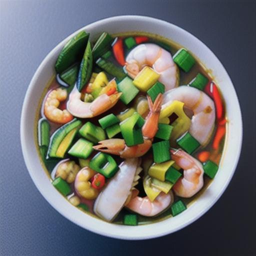 Easy prawn noodle soup