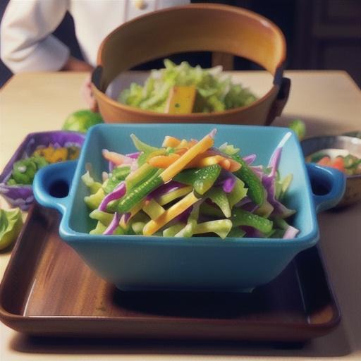 Sweet, Hot Mustard Slaw