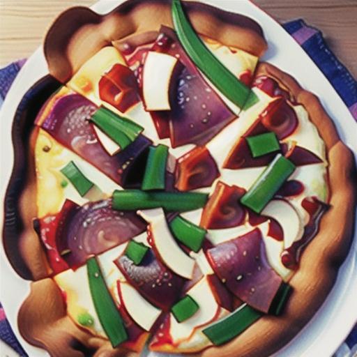 Cheat’s glazed ham pizza recipe