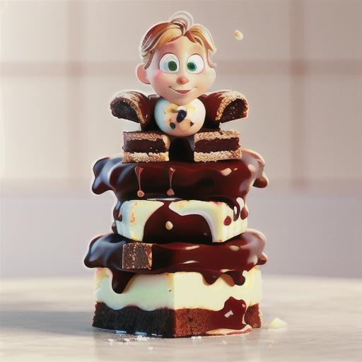 Frozen chocolate and salted caramel slice recipe