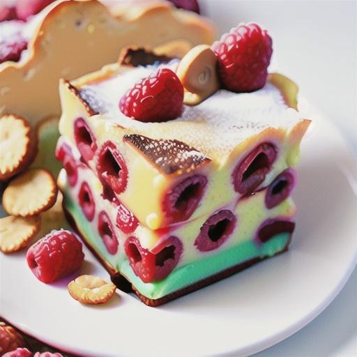 Raspberry-White Chocolate Bread Pudding