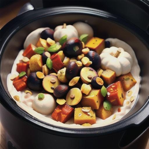 Vegan Pumpkin Overnight Oats in the Slow Cooker