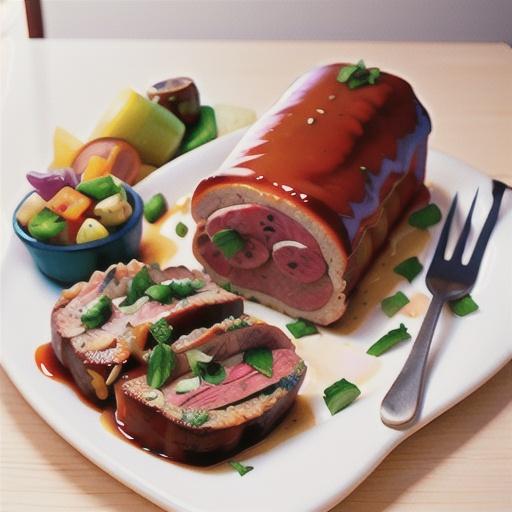 Rolled meatloaf