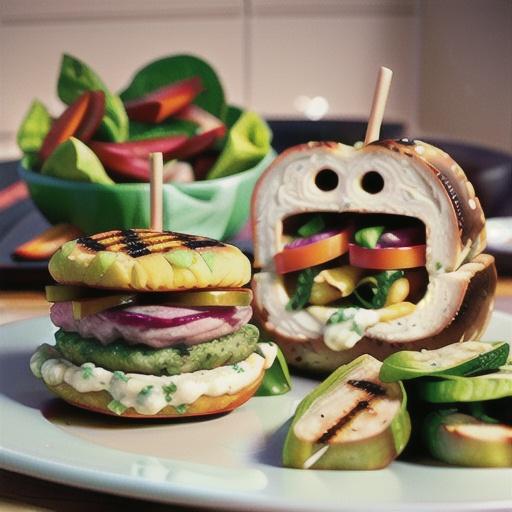 Spinach and Feta Turkey Burgers