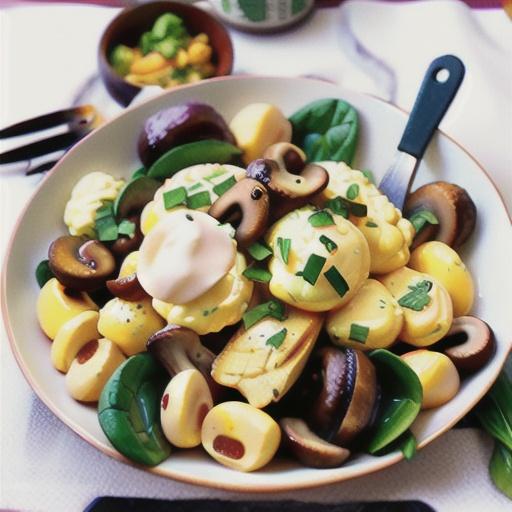 Joe's Special (Scrambled Eggs with Spinach, Beef, and Mushrooms)