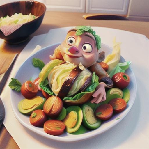 Roast pork with cabbage 'quickie'