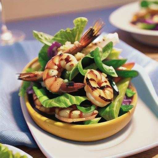 Italian Grilled Shrimp Salad