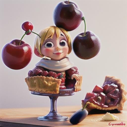 Cherry pies with cherry pastry recipe