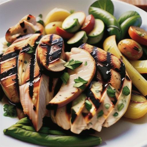 Grilled Chicken and Herbs