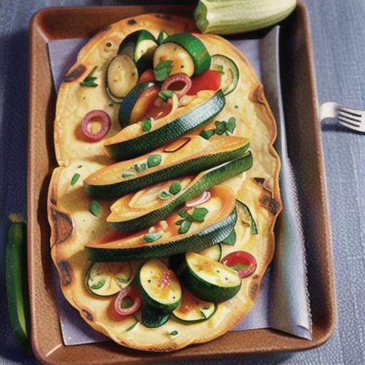 Zucchini and potato tortilla