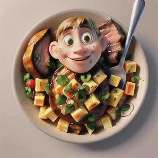 Steak and pineapple casserole