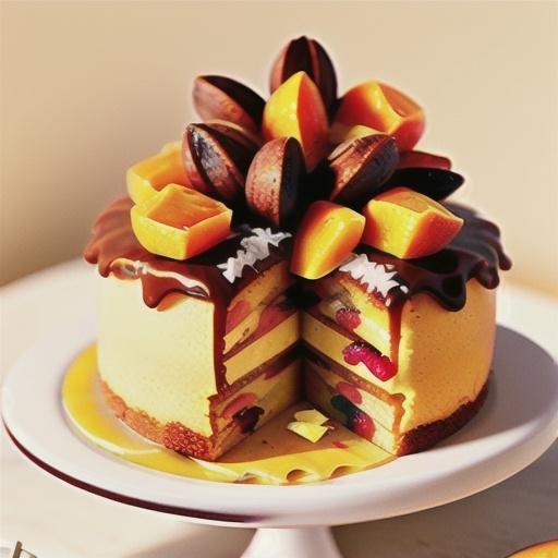 Lemon Coconut Apricot Cake