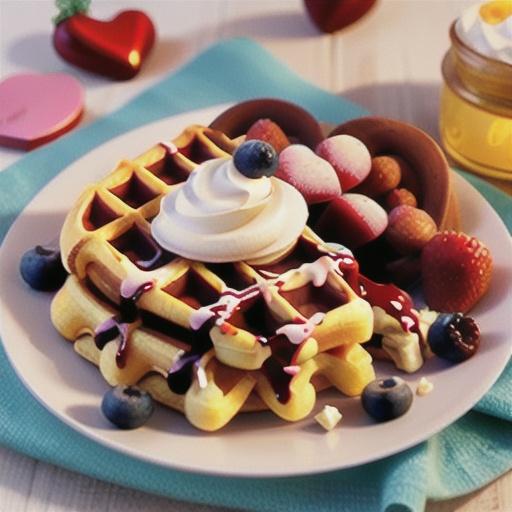 Scandinavian Sweetheart Waffles