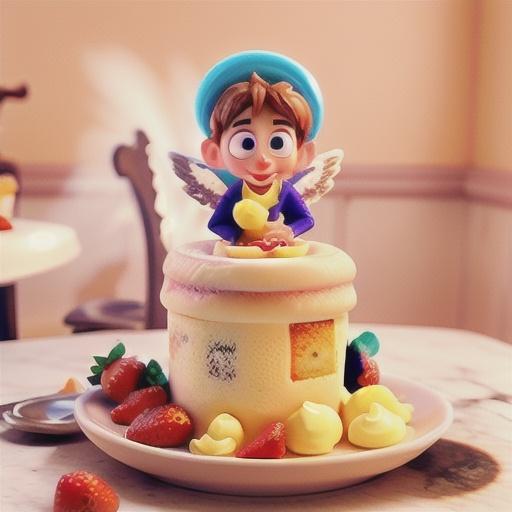 Strawberry Angel Semifreddo