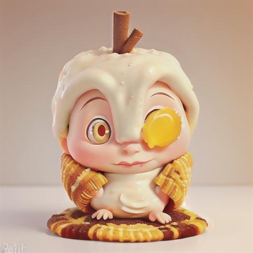 Orange-flavoured rice pudding