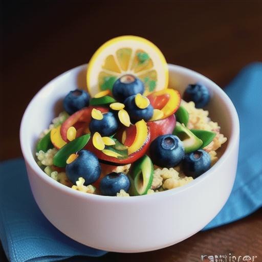Blueberry Lemon Breakfast Quinoa