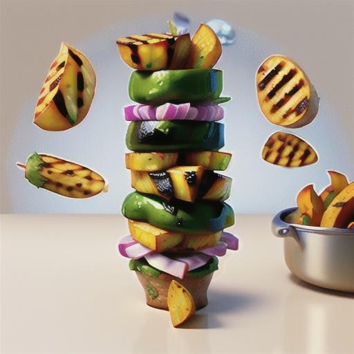 Crispy Grilled Potato Wedges