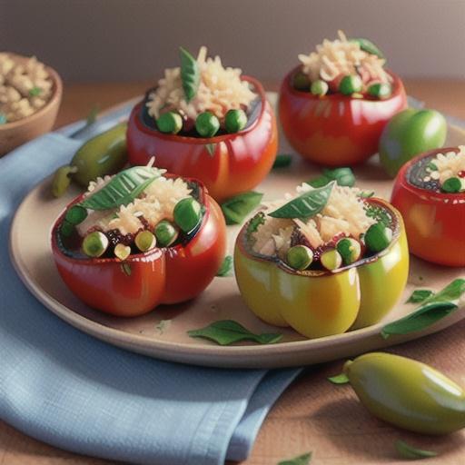 Air-Fried Italian Stuffed Tomatoes