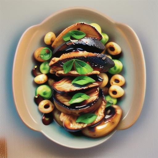 Mushrooms with a Soy Sauce Glaze