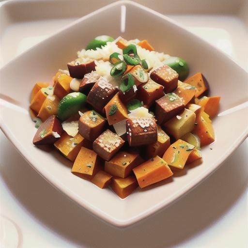 Slow Cooker Mashed Sweet Potatoes with Parmesan