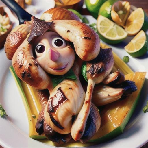 Garlic-Lime Roasted Chicken Drumsticks