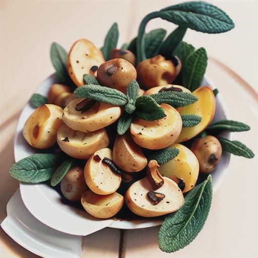 Classy Chanterelle Mushrooms and Potatoes