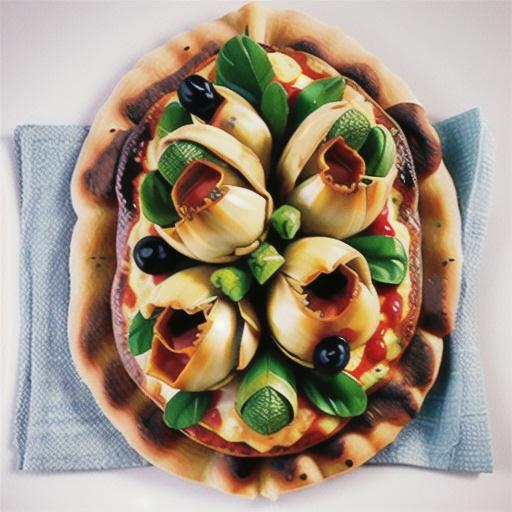 Sundried tomato pesto & artichoke pizza