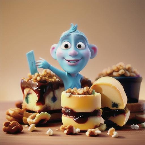 Gorgonzola Cheesecake with Toasted Walnuts