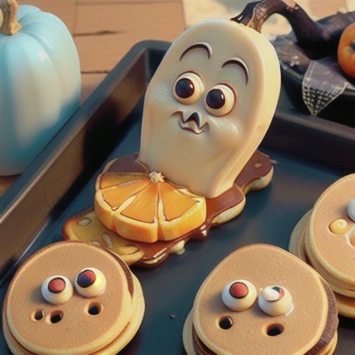 Halloween Ghost Pancakes