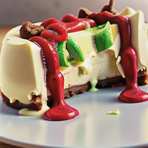 White Chocolate Key Lime Cheesecake