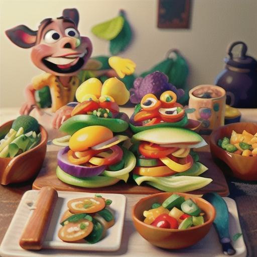 Vegetable Egg Fajitas