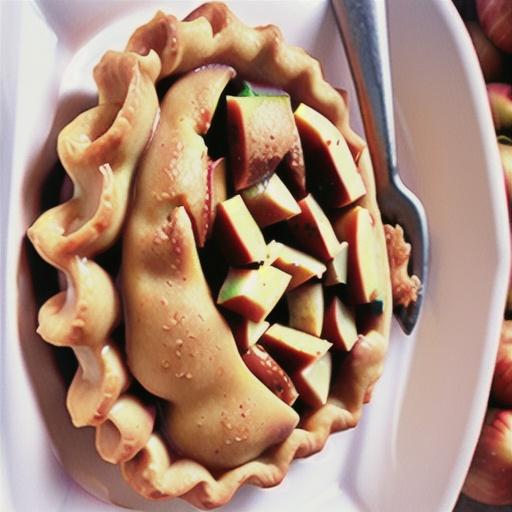 Salted caramel apple pie