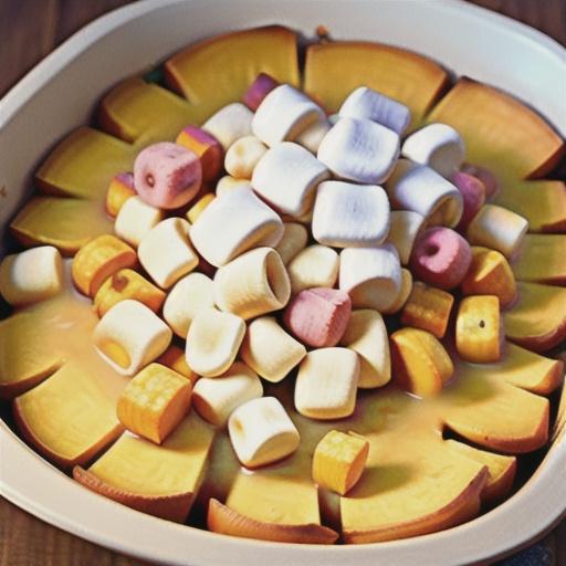 Easy Sweet Potato Casserole with Marshmallows
