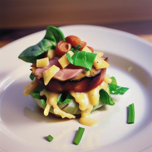 Scalloped Cabbage with Ham and Cheese