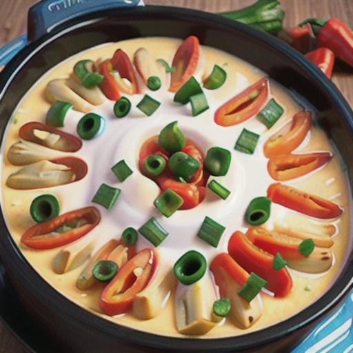 Hot Roasted Red Pepper and Artichoke Dip