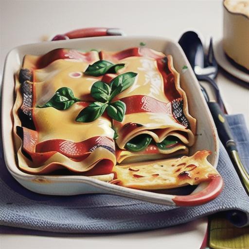 Beef and vegetable lasagne