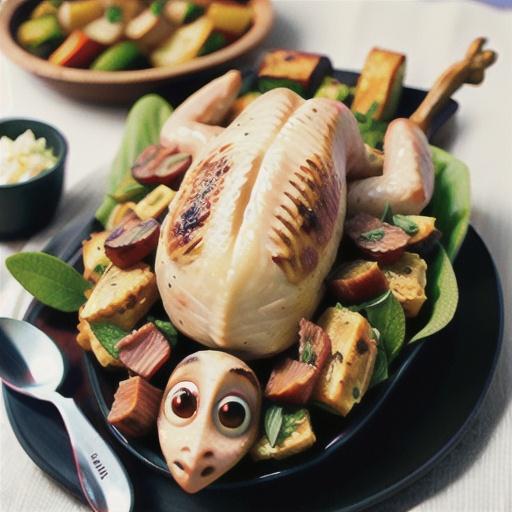 Roast turkey with pancetta, sage & onion stuffing