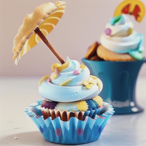 April Showers Cupcakes