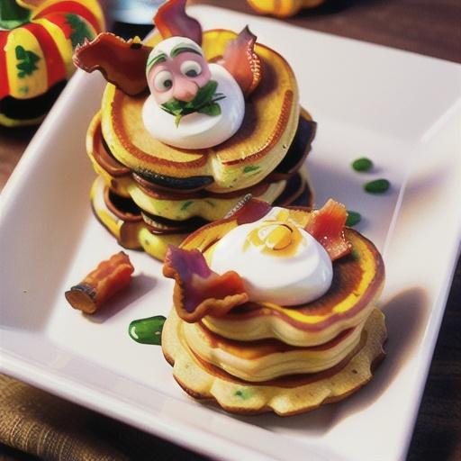 Bacon Pumpkin Griddle Cakes