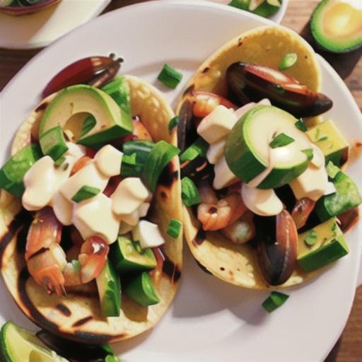 Spicy Shrimp Tacos with Avocado