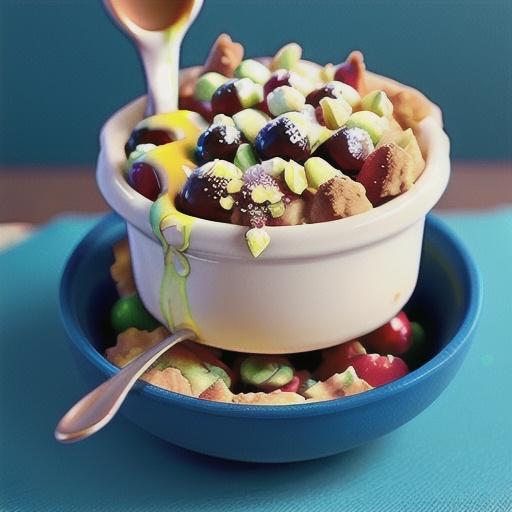 10-minute apple berry crumble