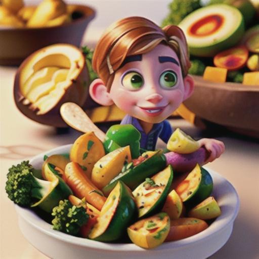 Baked Potato Primavera