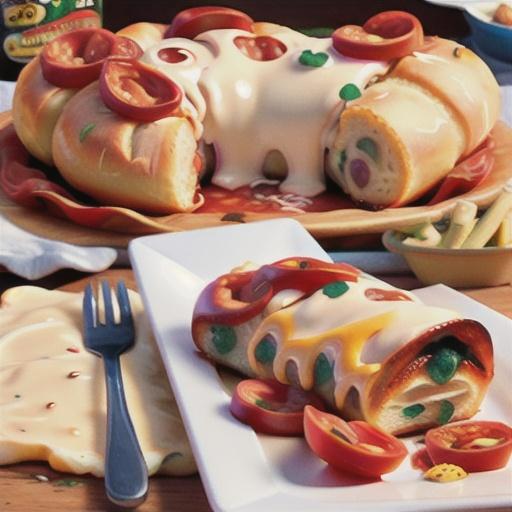 Pull-Apart Bread with Pepperoni and Mozzarella