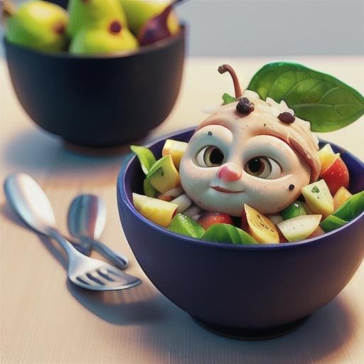 Pear & chicken salad