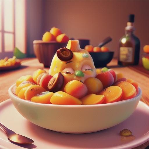 Apricot upside-down puddings